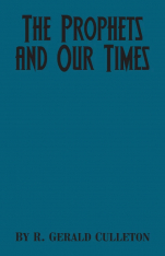 The Prophets and Our Times